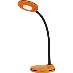 Hansa Stolové LED svietidlo SPLASH, s možnosťou stmievania, mandarínková