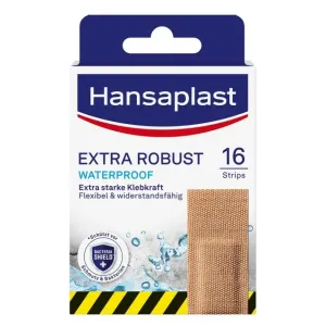 Hansaplast EXTRA ROBUST Waterproof odolná náplasť 16 ks