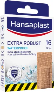 Hansaplast Extra Robust Waterproof Plaster náplasť 16 ks náplastí unisex