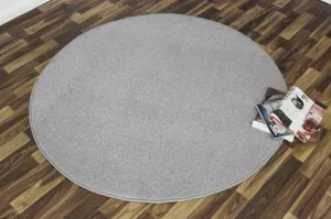 Kusový koberec Nasty 101595 Silber kruh Rozmery koberca: 133x133 kruh
