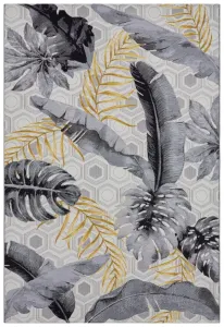Kusový koberec Flair 105612 Gold Leaves Multicolored – na von aj na doma Rozmery kobercov: 160x235