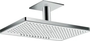 HansGrohe Rainmaker Select - Hlavová sprcha 460, 2 prúdy, EcoSmart 9 l/min, sprchové rameno 100 mm, biela/chróm 24014400