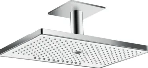 HansGrohe Rainmaker Select - Hlavová sprcha 460, 3 prúdy, EcoSmart 9 l/min, sprchové rameno 100 mm, biela/chróm 24016400