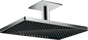 Hansgrohe Rainmaker Select - Horná sprcha 460, 2 prúdy, sprchové rameno 100 mm, čierna/chróm 24004600