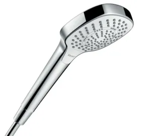 HansGrohe Croma Select E - Ručná sprcha Multi, EcoSmart 9 l/min, 3 prúdy, biela/chróm 26811400