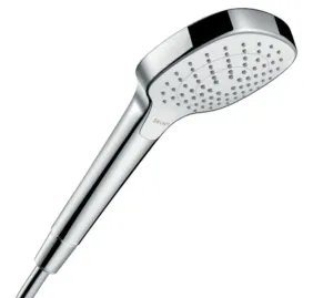 HansGrohe Croma Select E - Ručná sprcha Vario, EcoSmart 9 l/min, 3 prúdy biela/chróm 26813400