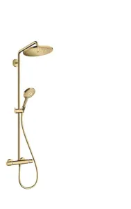 HANSGROHE HANSGROHE - Croma Select S Sprchový set Showerpipe 280 s termostatom, leštený vzhľad zlata 26890990