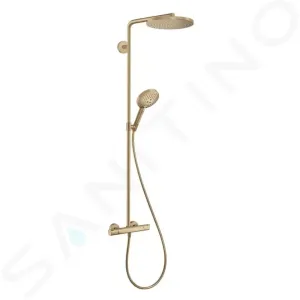 HANSGROHE HANSGROHE - Raindance Select S Sprchový set Showerpipe s termostatom, 3 prúdy, kefovaný bronz 27633140