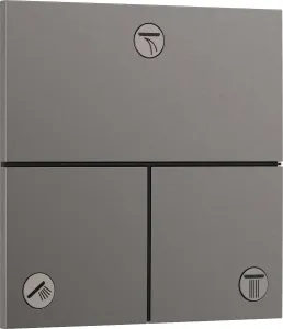 Ventil Hansgrohe ShowerSelect Comfort E bez podomietkového telesa kartáčovaný čierny chróm 15573340