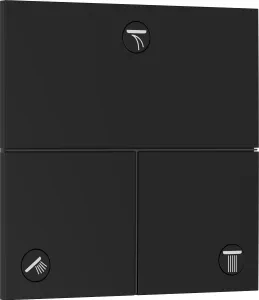 Ventil Hansgrohe ShowerSelect Comfort E bez podomietkového telesa matná čierna 15573670