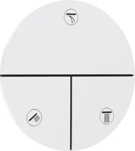 Ventil Hansgrohe ShowerSelect Comfort S bez podomietkového telesa matná biela 15558700