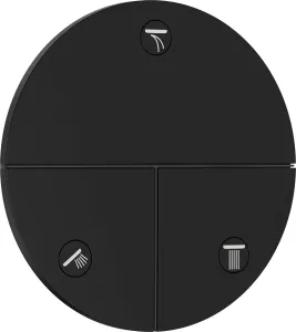 Ventil Hansgrohe ShowerSelect Comfort S bez podomietkového telesa matná čierna 15558670