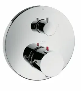 Axor Starck - Termostat pod omietku s uzatváracím a prepínacím ventilom pre 2 spotrebiče, chróm 10720000