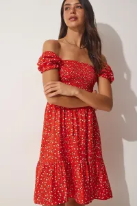 Happiness İstanbul Dress - Red - A-line