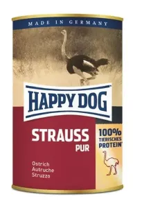 Happy Dog PREMIUM - Fleisch Pur - pštrosie mäso konzerva pre psy 400g