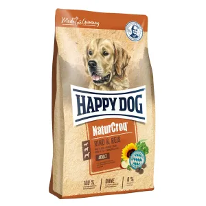 Happy Dog PREMIUM - NaturCroq - hovädzie a ryža granule pre psy 15kg
