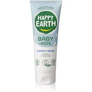 Happy Earth 100% Natural Diaper Cream for Baby & Kids zinková masť bez parfumácie 75 ml