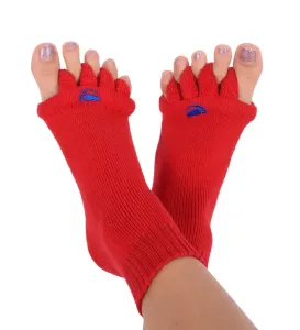 HAPPY FEET Adjustačné ponožky red veľkosť S
