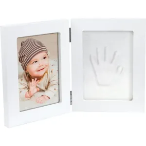 Happy Hands Double Frame Small sada na odtlačok bábätka White 10 cm x 15 cm + 13 cm x 17 cm 1 ks