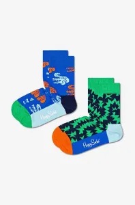 Detské ponožky Happy Socks Crocodile 2-pak KCOD02-6300
