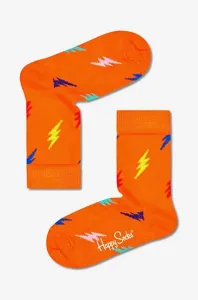Detské ponožky Happy Socks Lightning oranžová farba, KLGH01-2700