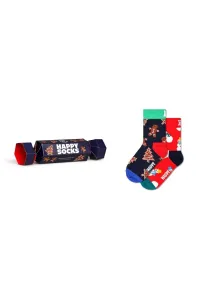 Detské ponožky Happy Socks Holiday Socks Gift Set tmavomodrá farba #4932882