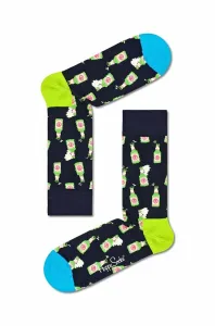 Ponožky Happy Socks tmavomodrá farba