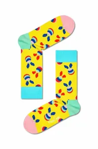 Ponožky Happy Socks What Came First žltá farba