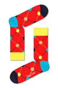 Ponožky Happy Socks pánske, červená farba #1006637