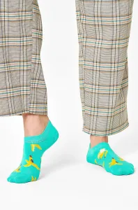 Ponožky Happy Socks dámske, tyrkysová farba #1006656