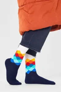 Ponožky Happy Socks dámske, tmavomodrá farba #1011421
