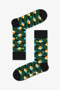 Ponožky Happy Socks Neighbours zelená farba, NHB01-7500