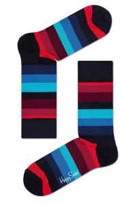 HAPPY SOCKS STRIPE Klasické ponožky, čierna, veľkosť #159054