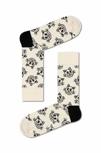 Ponožky Happy Socks béžová farba #8919083