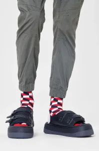 Ponožky Happy Socks dámske, tmavomodrá farba #255899