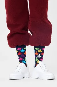 Ponožky Happy Socks dámske, tmavomodrá farba #255902