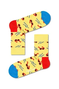 Ponožky Happy Socks dámske, žltá farba #203858