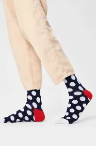 Ponožky Happy Socks pánske, tmavomodrá farba #254464