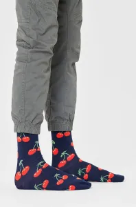 Ponožky Happy Socks pánske, tmavomodrá farba #253446
