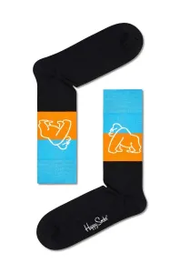 HAPPY SOCKS MOUNTAIN GORILLAS Klasické ponožky, čierna, veľkosť #254430