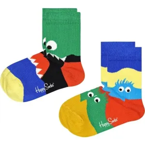 HAPPY SOCKS MONSTERS 2P Detské  ponožky, mix, veľkosť