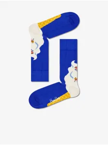 White-blue socks with winter motif Happy Socks - unisex