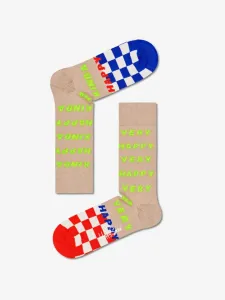 Happy Socks Happy Happy Ponožky Hnedá Béžová