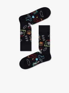 HAPPY SOCKS HO HO HO Klasické ponožky, čierna, veľkosť #1005101