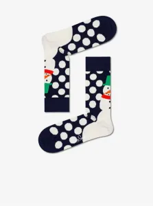HAPPY SOCKS JUMBO SNOWMAN Klasické ponožky, tmavo modrá, veľkosť #1005102