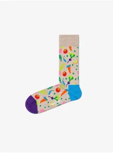 Happy Socks Veggie Ponožky Béžová Viacfarebná