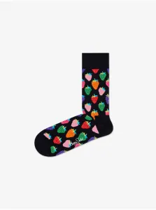 Happy Socks Strawberry Ponožky Čierna Viacfarebná