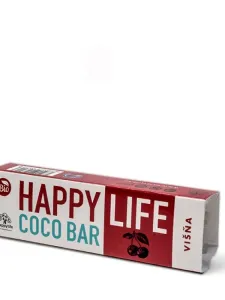 COCO BAR – Kokosová tyčinka s višňami BIO HAPPY LIFE 40g