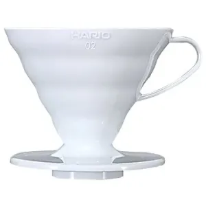 Hario Dripper V60-02, plastový, biely