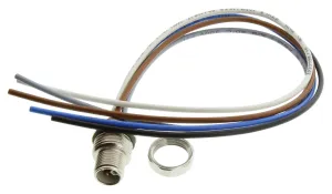 Harting 21035961515 Sensor Cord, 4P M12 Plug-Free End, 11.8